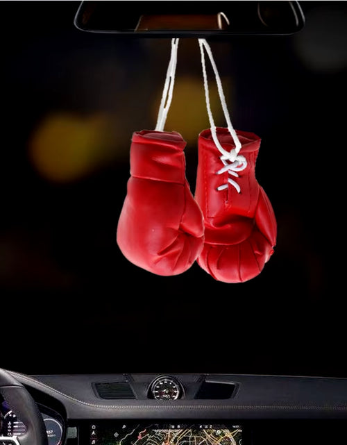 Load image into Gallery viewer, Mini Boxing Gloves Miniature Punching Gloves Car Hanging Pendant Boxing Gloves Model Decoration Rearview Mirrors Styling
