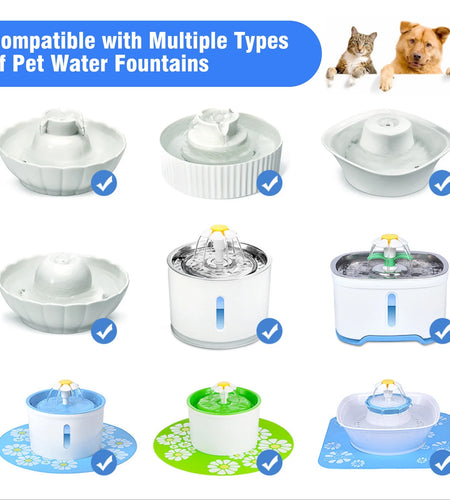 Cat Water Fountain Pump,  Pet Water Fountain Pump Compatible Motor for Pet Drinking Fountain Cat Water Dispenser Replacement
