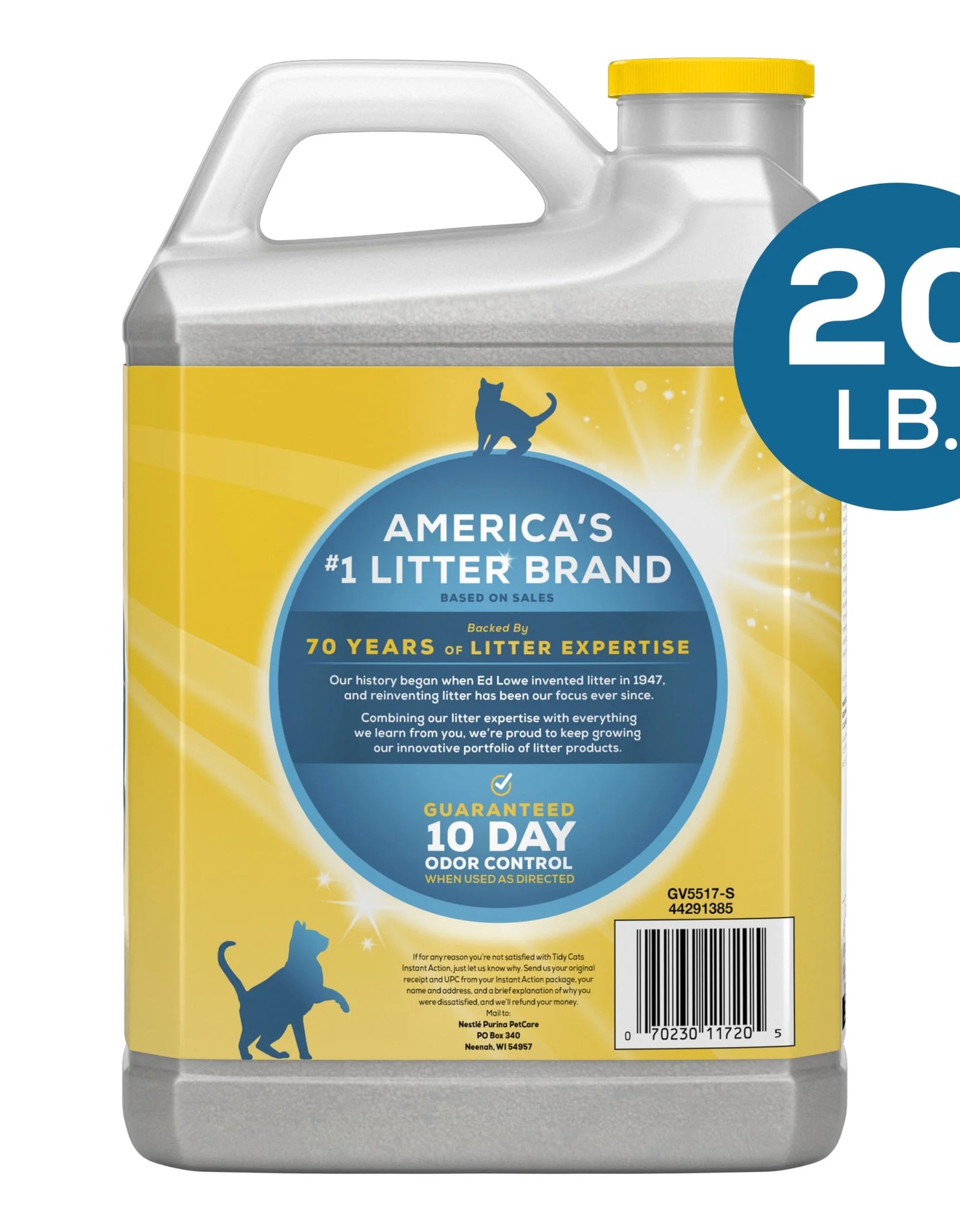 Purina  Instant Action Clumping Cat Litter, Floral Scent, 20 Lb Jug
