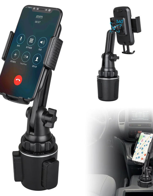 Load image into Gallery viewer, Car Phone Holder Mount, Phone Mount for Car Universal 360 Adjustable Phone Holder , Car Cup Holder for All Smartphones
