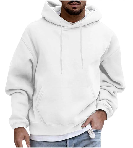 Hoodie for Men Big and Tall,Men Casual Overiszed Hoodies round Neck with Pocket Pullover Long Sleeve Tops Sweatshirt