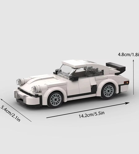 MOC Rally Racing Car Model, City Vehicle Building Set, Creative Garage Toys, Toy Assembly Vehicle Loved by Boys