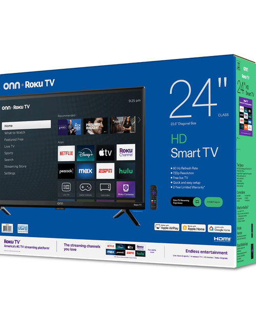 Load image into Gallery viewer, 24” Class 720P HD Roku Smart Television, 100012590
