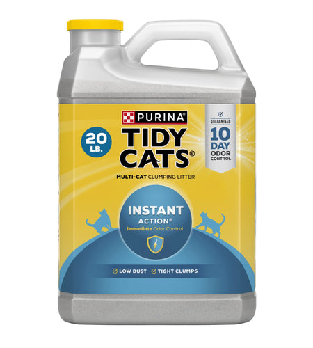 Purina  Instant Action Clumping Cat Litter, Floral Scent, 20 Lb Jug