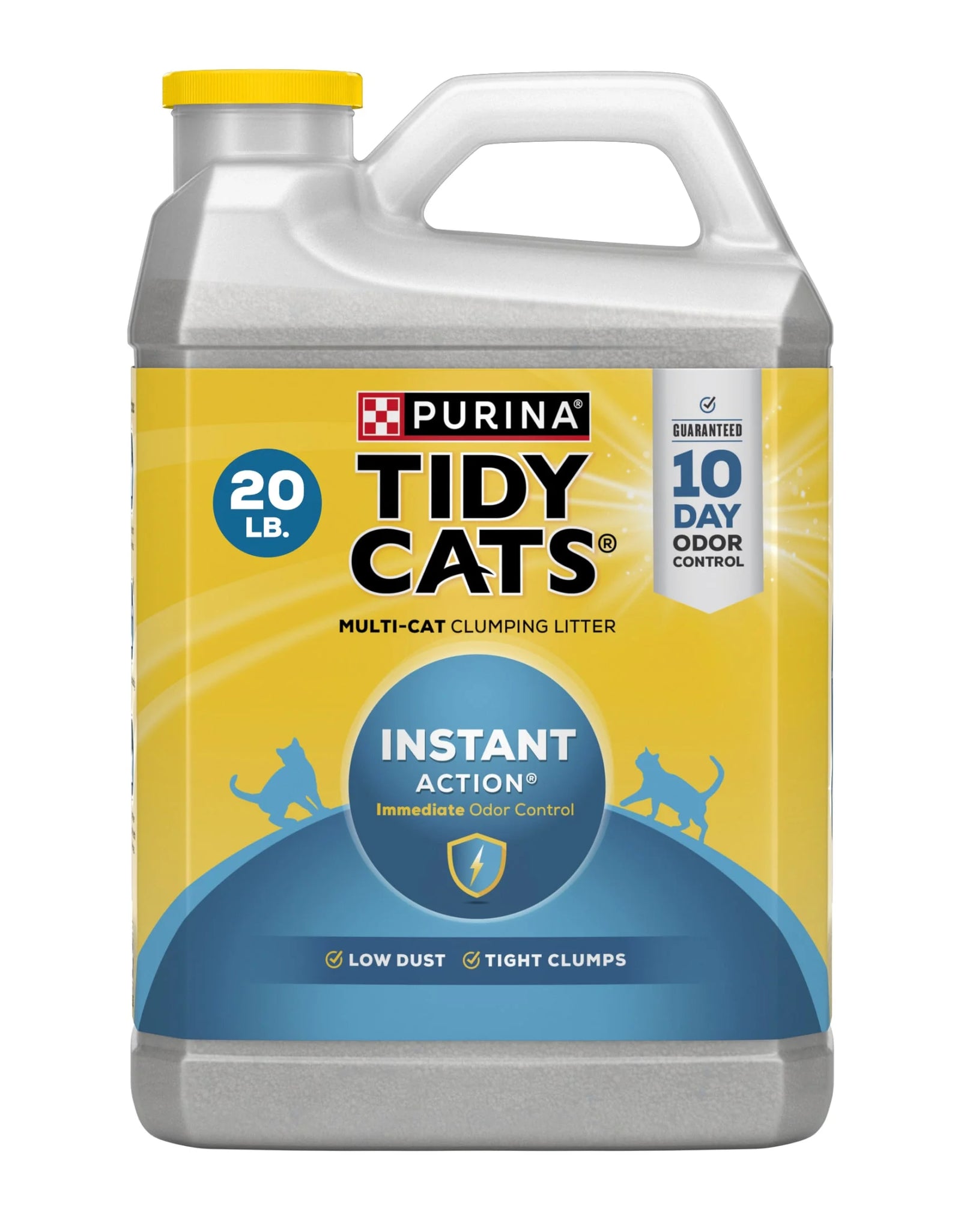 Purina  Instant Action Clumping Cat Litter, Floral Scent, 20 Lb Jug
