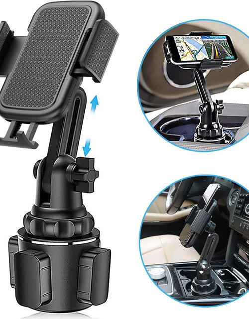 Load image into Gallery viewer, Car Phone Holder Mount, Phone Mount for Car Universal 360 Adjustable Phone Holder , Car Cup Holder for All Smartphones
