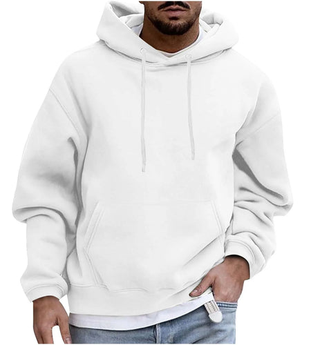 Hoodie for Men Big and Tall,Men Casual Overiszed Hoodies round Neck with Pocket Pullover Long Sleeve Tops Sweatshirt